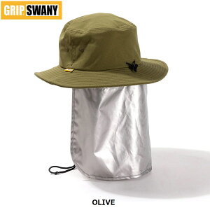 GRIP SWANY ( �O���b�v�X���j�[ ) GS AIRFLOW HAT GS�G�A�[�t���[�n�b�g GSMA0049 �n�b�g �X�q �����Y ���f�B�[�X ���j�Z�b�N�X �T���V�F�[�h ���悯 UV�΍� ���O���΍� �ʋC�� ���� �z������ �x���`���[