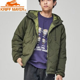 【 SALE 】KRIFF MAYER ( クリフメイヤー ) キルティングフードジャケット MENS メンズ 2525105 ジャケット アウター フード 防寒 暖かい 冬 シンプル オススメ キルティング 軽い