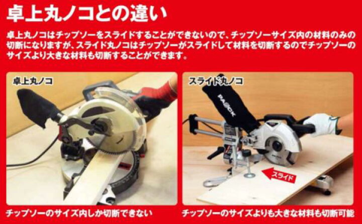 楽天市場】丸のこ DIY SMS-190T SMS-190T スライド丸ノコ 【EP】【14CD  