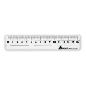 77041 直定規 アクリル製15cm (SSO10389599) 【 シンワ測定 】【36CE】