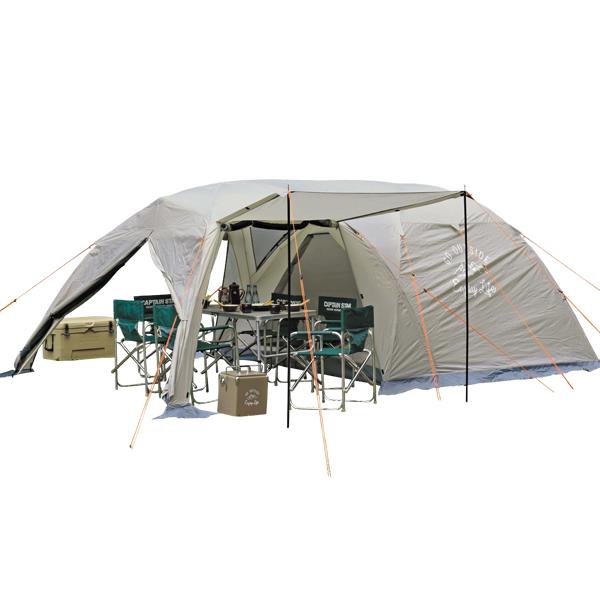 キャプテンスタッグ テント 大型 折りたたみ キャンプ ファミリー ツールーム 5～6人用 QCB27 UA-0044 スクリーン 通常便なら送料無料 お金を節約 モンテ ドームテント
