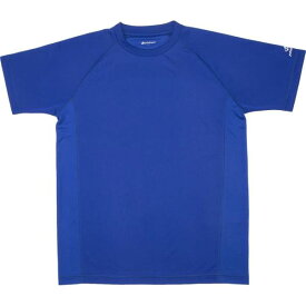 Tシャツ レディース メンズ 無地Tシャツ スポーツTシャツ JG348406 ファイテン RAKUシャツSPORTS（SMOOTH DRY）半袖 無地 ロイヤルブルー O 【PTN】【14CD】