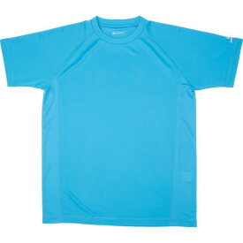 Tシャツ レディース メンズ 無地Tシャツ スポーツTシャツ JG348605 ファイテン RAKUシャツSPORTS（SMOOTH DRY）半袖 無地 ターコイズ L 【PTN】【14CD】