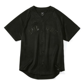 ベースボールシャツ メンズ レディース ベースボールシャツ スポルディングロゴ ブラック/1000 【SP】【14CD】