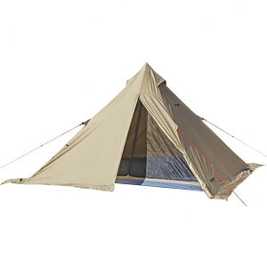 テント 4人用 キャンプ UA-62 UA-0062 トレッカー ワンポールテント レクタ270UV カーキ 【CAG】【36CE】
