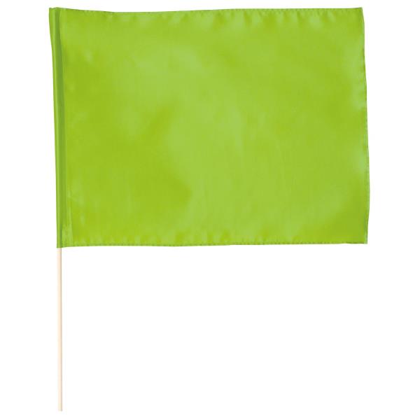アーテック 旗 緑 最新発見 はた 14821 送料込 蛍光グリーン AC 直径12mm QCC02 サテン大旗