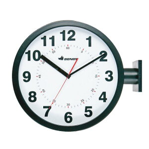 ���v ������� �Ǌ|�� �E�H�[���N���b�N S82429BK DOUBLE FACES WALL CLOCK BK �yDTN�z�y36CE�z