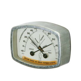 温度計 おしゃれ 湿度計 K925-1284BE THERMO-HYGROMETER BEER 【DTN】【14CD】