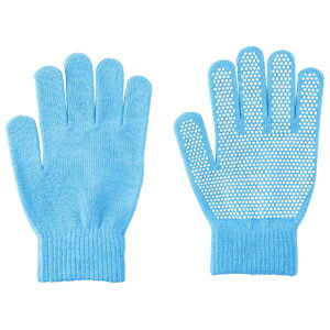 軍手 青 カラー手袋 衣装 14808 カラーのびのび手袋 大 すべり止め付 青 【AC】【36CE】