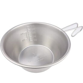 シェラカップ おしゃれ 計量カップ バーベキュー UH-0049 ステンレス ビッグシェラカップ630ml 螺旋仕上 【CAG】【36CE】