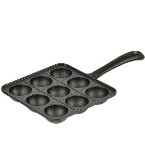 たこ焼きプレート 鉄鋳物製 HB-6216 HB-6216 スプラウト 鉄鋳物製たこ焼きプレート (9穴) (AP) 【36CE】