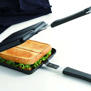 ホットサンド IH対応 ホットサンドメーカー IH HB-5911 ホットグリル(IH対応)鉄製ホットサンドメーカー(仕切り付き) 【AP】【36CE】