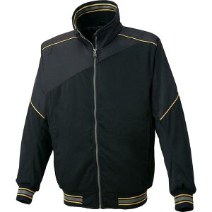 ジャケット メンズ ジャージ メンズ ウィンドウェア メンズ 野球 グラウンドコート 防寒 ブラック 【ZTB】【36CE】