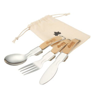 カトラリー セット 折りたたみ コンパクト (メール便発送) 81285042 ステンカトラリーセット (HN) 【36CE】