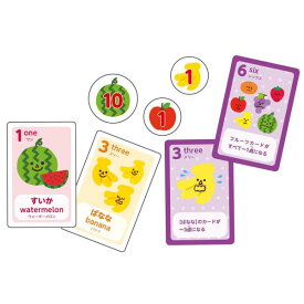 ◆P2倍!!　6/4～6/11まで!◆ カードゲーム 知育玩具 景品 9476 ドキドキ！フルーツ合戦カードゲーム 【AC】【14CD】