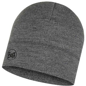 ビーニー バフ ニット帽 帽子 【メール便発送】 347121 MIDWEIGHT MERINO WOOL HAT LIGHT GREY MELANGE 【BUF】【36CE】