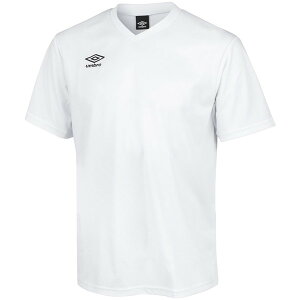 サッカーTシャツ サッカーウェア メンズ シャツ 【メール便発送】 サッカー ゲームシャツ(ワンポイント) ホワイト 【UMB】【36CE】
