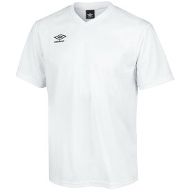 サッカーTシャツ キッズ 半袖 キッズ トップス キッズ 【メール便発送】 サッカー ジュニア ゲームシャツ(ワンポイント) ホワイト 【UMB】