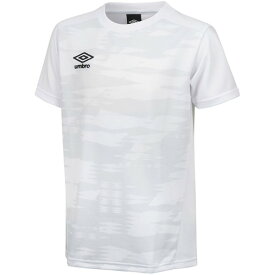 サッカーTシャツ キッズ 半袖 キッズ トップス キッズ 【メール便発送】 サッカー ジュニア ゲームシャツ(グラフィック) ホワイト 【UMB】