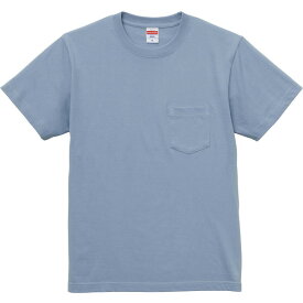Tシャツ 無地 無地Tシャツ Tシャツ シンプル 5.6オンス ハイクオリティー Tシャツ(ポケット付) アシッドブルー 【UNA】