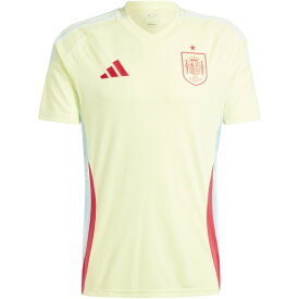 サッカーTシャツ メンズ サッカーウェア スペイン代表 アウェイ レプリカユニフォーム パルスイエロー/ハロミント