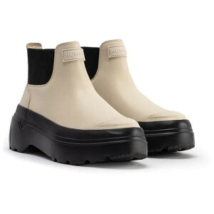 U[u[c V[gu[c C REFINED EXPLORER PULL ON LEATHER BOOT BLACK/CANVAS CREAM yHUNzy36CEz