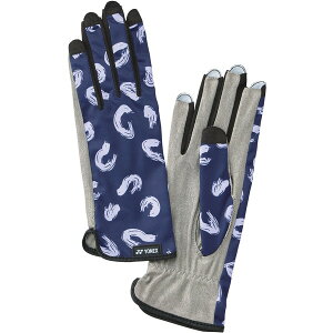 手袋 グローブ ネイルスルー テニスグローブ ネイビーブルー 【YNX】【36CE】