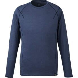 Tシャツ 長袖 シャツ ウビック ウール デュアル クルー SAPHIR 【JSM】