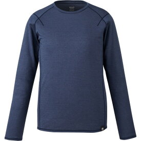 Tシャツ 長袖 シャツ ウビック ウール デュアル クルー SAPHIR 【JSM】
