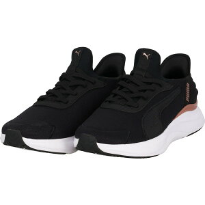 V[Y Xj[J[ C SOFTRIDE n[j[ [X EASE IN PUMA Black-Rose Gold yJSPz