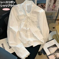 楽天市場】レースリボン（シャツ・ブラウス｜トップス）：レディース 
