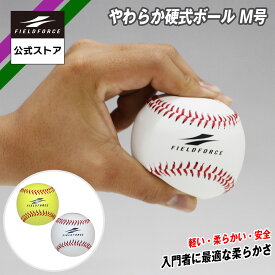【フィールドフォース公式】やわらか硬式ボール 2個入り FYK-722W FYK-722C 野球 ボール キッズ 遊び 安全 キャッチボール ボール遊び