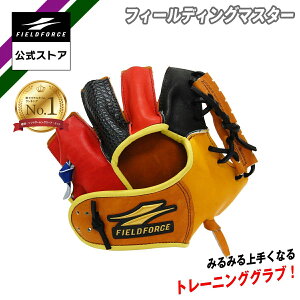 ★楽天1位★【 フィールドフォース 公式】フィールディング マスター FTRG-2024 野球 グラブ グローブ 右投げ 左投げ トレーニング 守備 キャッチング 練習 キャッチングマスター