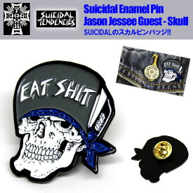 SUICIDAL TENDENCIES×JASON JESSEE "LIMITED GUEST COLLECTION" SKULL PIN ピンバッジ ピンバッチ スイサイダルテンデンシーズ 小物 アクセサリー メンズ レディース ファッション ストリート スケーター スケート B系 ヒップホップ あす楽 即日発送