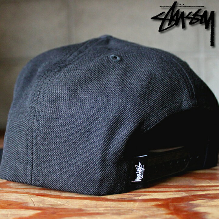 楽天市場】完売御礼！！ステューシー キャップ ブラック STUSSY STOCK 