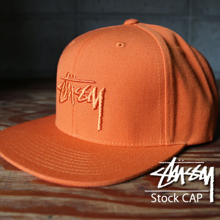 楽天市場】完売御礼！！ステューシー キャップ オレンジ STUSSY STOCK 