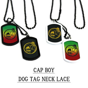 DOG TAG NECKLACE CAPBOY Y t@bV y AJW Xg[g [h XP[g