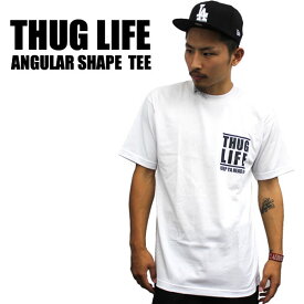 THUGLIFE サグライフ 半袖Tシャツ KEEP YA HEAD UP / ホワイト×ブラック ギャングスタブランド HIPHOP コラボレーションアイテム 話題 メンズ半袖Tシャツ メンズ ファッション あす楽 アメカジ ストリート ルード スケート