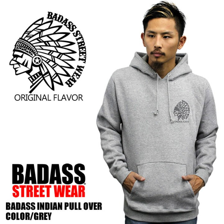 楽天市場】待望の新色登場！！BADASS バダス インディアン スウェット 