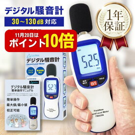 【11月15日はポイント10倍】【★4.8超】 騒音計【校正機能/出荷前校正】30-130dB a特性 三脚設置OK 最大/最小 自動OFF解除 デシベル計測器 騒音計測器 音量測定器 FieldNew