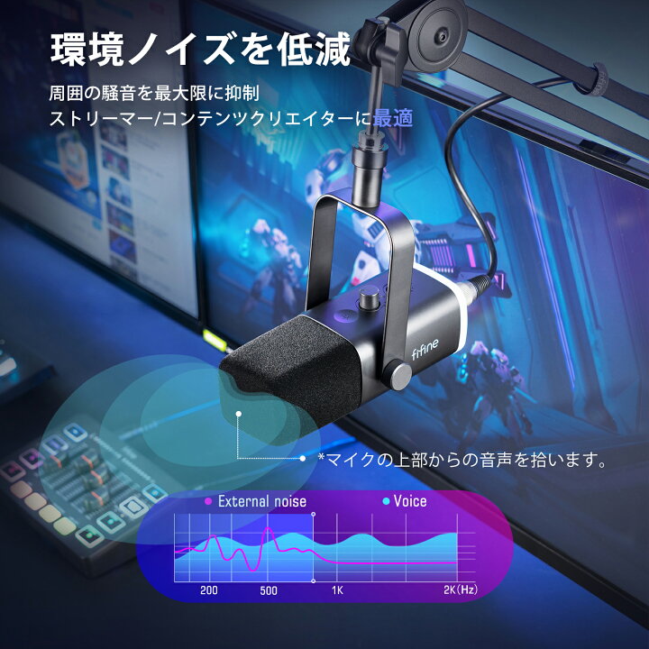 楽天市場】【最大1000円お得】 マイク ダイナミックマイク ゲーミング 