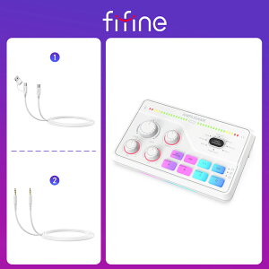 �y�����u�����h�E1�N�ۏ؁zFIFINE �z�M�p�I�[�f�B�I�~�L�T�[ �I�[�f�B�I�C���^�[�t�F�[�X �����o�����X�Z�p PC/PS4/PS5�Ή� �Q�[�~���O�~�L�T�[ �Q�[�� �^�� ���C�u�z�M ���y�n��K�p �{�C�X�`