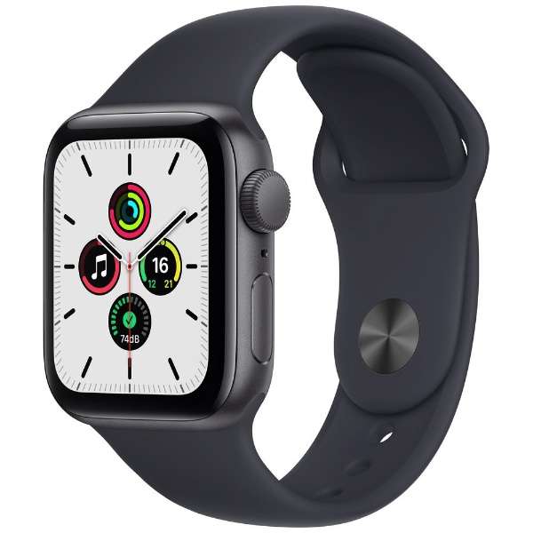 Apple Watch SE カラーブラック現行モデル。 その他 スマホ 