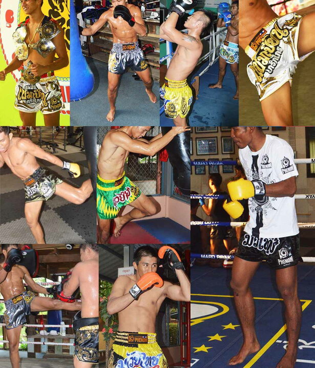 楽天市場】PHENOM MUAYTHAI フェノム ムエタイトランクス#007 ブラック 