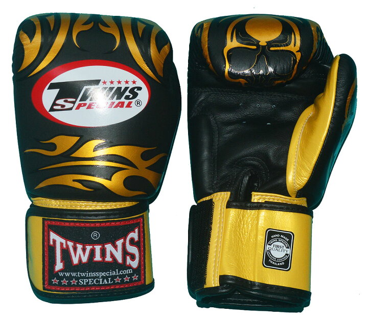 楽天市場】TWINS本革製ボクシンググローブ 12oz/14oz/16oz スカル 黒 