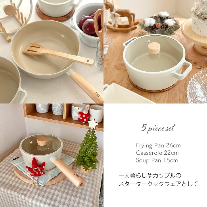 楽天市場】【公式】FIKA フライパン 鍋 5点セット フライパンセット 