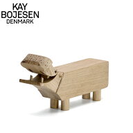 Kay Bojesen カイ・ボイスン カバ H9cm Hippo Wood ナチュラル 木目 木製置物 | 木製インテリア 北欧雑貨…