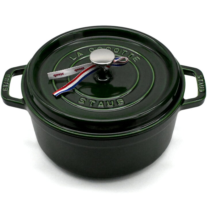 楽天市場】ストウブ staub ピコ・ココット ラウンド 24cm バジル 