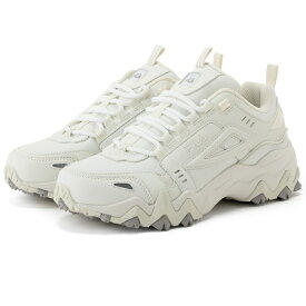 FILA フィラ スニーカー シューズ レディース メンズ ユニセックス OAKMONT TR S オークモント TR S WHITE/BEIGE ホワイト/ベージュ UFW23036121 ローカット 厚底 おしゃれ シンプル カジュアル 送料無料 通学