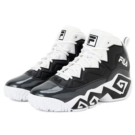 FILA フィラ スニーカー シューズ MB 24 マッシュバーン WHITE/BLACK ホワイト/ブラック 1BM02428120 レディース メンズ ユニセックス 厚底 靴 白 黒